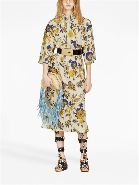 gucci floral dress collection